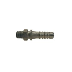 Nipple Male Steel 3500, Hose Size 1/4'', Thread Size NPT 1/4'', Pressure Rating 600 PSI at 70 Deg F (21Deg C), Zinc Plated Steel, DIXON (3502)