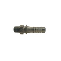 Nipple Male Steel 3500, Hose Size 1/4'', Thread Size NPT 3/8'', Pressure Rating 600 PSI at 70 Deg F (21 Deg C), Zinc Plated Steel, DIXON (3504)