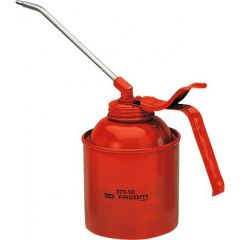 Oil Can, Double Action 200ml, Fitted With A Double Pump, Dia. 271 x 117 x 61mm. Zink Body, FACOM (373.2)