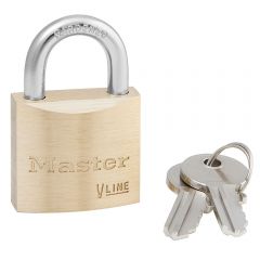 Padlock Keyalike brass, 1.1/8'' /29mm with # 142 key. MASTERLOCK (4130KA-142)