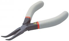Plier, Anti-Static ESD Electronics Angle Nose OAL 135mm, FACOM (433.LE)