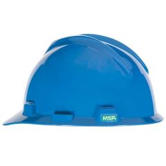 Hard Hat, Slotted, Standard Suspension, Blue, V-Gard Designed, MSA (463943)