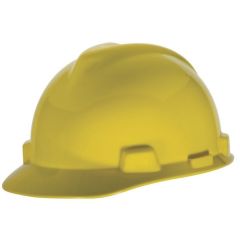 Hard Hat, Slotted, Standard Suspension, Yellow, MSA (463944)