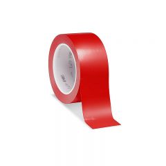 Tape Vinyl Floor Marking Red, 2'', x 36 yards. 3M (471-Red)