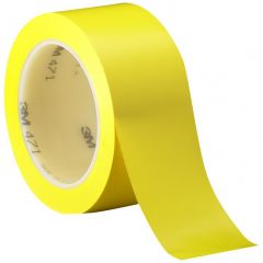 Tape Marking 471 Yellow Vinyl Lane, 2'' W x 36 yards. 3M (167862)