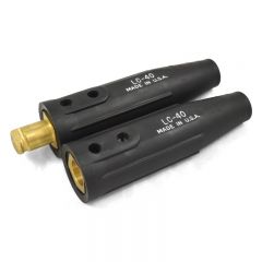 Cable Connector LC-40HD Black, Amps 500 Max. Cable Cap: 2.3/0 - 4/0, Connection Type: Double Oval-Point Screw. JACKSON-LENCO (5060)