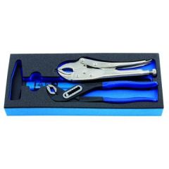 Set, Module Of Pliers And Hammer #M50829-5, 3 Pcs, Dimension 340 x 145 x 40mm, HEYTEC (50829000500)