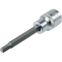 1/2'' Drive Socket For Hexagon Head Socket Screws #50850-31-25, Metric Size 10mm, OAL Length Size 100mm, Chrome Plated, HEYTEC (50850312583)