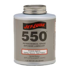 Petrochemical Grade Anti-Seize Lubricant,1 lb/454gm #15504, JETLUBE (550)