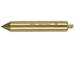 Plumb bob 20 oz, solid brass Inage 6.3/4'' length x 1'' diameter, cylindrical shape, LUFKIN (590)