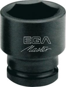 1'' Drive Impact Sockets, 6 Point Metric 75mm, Black Oxide Finish, EGA MASTER (60656)