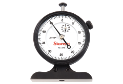 Dial Depth Gauge, Range (in): 0-1/2'', Graduations (in): .0005", Dial Reading: 0-50, Case is included, STARRETT (640JZ)