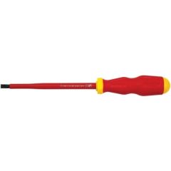 Screwdriver Flat Insulated 150 mm  x  6.5 mm Tip Width VDE Electrician, Working 1000V, Tested 10,000V, STANLEY (65-969)