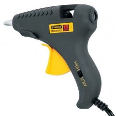 Glue Gun Mini Dual Temp Melt 240V,  Round Pin, STANLEY (69-GR15B)