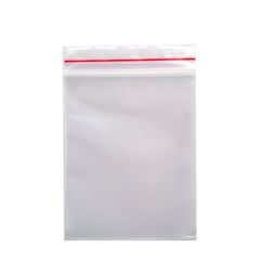 Bag, Ziplock Transparent Plastic 6'' x 9'' x 0.04mm T x 100pcs/pkg, CFC (157369)