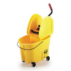 Mopping, Wavebrake Down Press Combo, 35 Qt, Yellow, RUBBERMAID (01-7577-88-YEL)