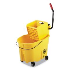 Mopping, Wavebrake Side Press Combo, 35 Qt, Yellow, RUBBERMAID (01-7580-88-YEL)