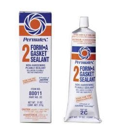 Gasket Form A No. 2 Sealant, Non-Harden, Temperature range -65??F to 400??F, Resists Gasoline, Oil And Grease., 5000PSI, 11oz/325ML. PERMATEX (80011)