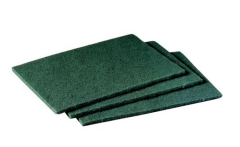 Scouring Pad, Green Size 6'' x 9'' x 20pcs/box For General Purpose Cleaning. 3M (96)