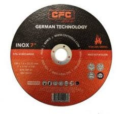 Disc, Cutting, 180 X 1.6 X 22.23 mm, Offset T42, A30, Inox, CFC ABRASIVES (A18016INOX)