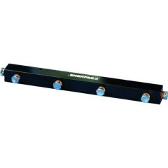 Manifold, Hydraulic Length 14.5'', Oil Ports 7, Oil Ports Connection 3/8'' NPTF, 10,000 PSI, ENERPAC (A65)