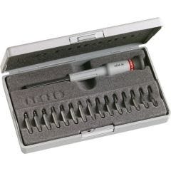 Set, Micro-Tech Tools Set - Screwdriver + Bits 16 Pcs Dimension L.183 x W.109 x H.32mm, FACOM (AEM.J1)