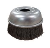 Brush Wire Cup Crimp, steel, 0.3 mm, 120 x 22 mm KING (AH157)