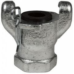 Coupling Air King 2 Lugs Female NPT Ends, Universal Use with Air King Ferrules, Size 3/8'', Pressure Rating: 150 PSI (1 MPa), Iron, DIXON (AMC)