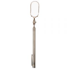 Inspection Mirror Oval 1" x 2"L, Telescoping Magnetic Pick-Up Tool with Pocket Clip , 1.5Lbs, Telescopes from: 8.3/8" - 28.1/2". ULLMAN (B-2TM)