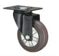 Form Elastic Rubber Trolley Wheel, Model: 03 Series, Size: 125mm x 32mm, Loading: 125kg, SUPO (B03L-01-125-521)