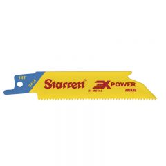 Blade Bi-Metal HSS Reciprocating  Straight Blade Format, 4'' X 14T,  (5pcs/pkg), Fast Cut General Purpose. STARRETT (B414-5)