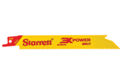 Blade Bi-Metal HSS Reciprocating  Straight Blade Format, 6'' x 10T, (5 pcs/pkg), Cut metal. STARRETT (B610-5)