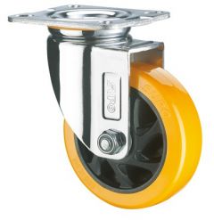 PU Trolley Wheel, Model: 05 Series, Size: 100mm x 38mm, Loading: 170kg, SUPO (C05S-01-100-222)