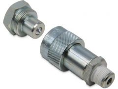 Coupler Set, Quick Connect Hi-Flow Male/Female Coupling 3/8'' NPT M/F Thread, 10,000PSI, ENERPAC (C604)