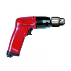 Drill, 3/8'' (10mm), Heavy Duty, Keyed Chuck, Pneumatic, 6000 RPM, CHICAGO PNEUMATIC (CP1117P60)