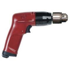 Drill, 3/8'' (10mm), Pneumatic, Heavy Duty, Keyed Chuck, Free Speed 2600 Rpm, CHICAGO PNEUMATIC (CP1117P26)