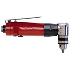 Angle Drill, 90 Degree, 3/8'' (10mm), Reversible, Pneumatic, HD, Keyed Chuck, Free Speed 1800 Rpm, CHICAGO PNEUMATIC (CP879)