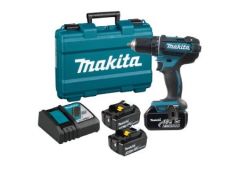 DC Drill Driver 18V, 13mm, 1900Rpm, 2X 3.0Ah Battery, 1X Charger, MAKITA (DDF482RFE)