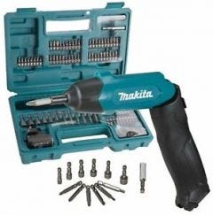 DC Screw Driver 3.6V, Built In Battery, c/w 81 Pcs Bits Set, MAKITA (DF001DW)