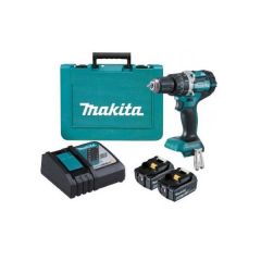 DC Hammer Drill Driver 18V, 13mm, 1900Rpm, 2X 5.0Ah Battery, 1X Charger, MAKITA (DHP482RTE)