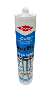 Silicone Sealant, Dow Corning/Dowsil Glass & Metal, 300ml, Grey (24 Cartridges/Ctn), DOW CORNING (GM-GREY)