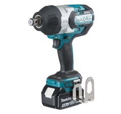 Impact Wrench 18V, BL, 3/4'' Sq Drive, 2 X18V 5.0AH LI-ION, 1 x 230V Charger, MAKITA (DTW1001JX2)