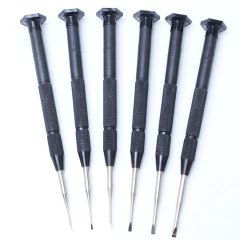 Set Screwdriver jewellers 6Pcs, 110mm OAL length when fitted with blade, ECLIPSE (E777-1)