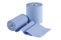 Hand Towel Roll, Puraplus Centrefeed, 2 Ply, Blue, Embossed & Perforated, 22cm x 135m, 6 rolls/pack, SCANA (160)