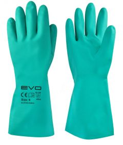 Glove Chemical Nitrile Rubber, Size 8, EVO (H340-8)