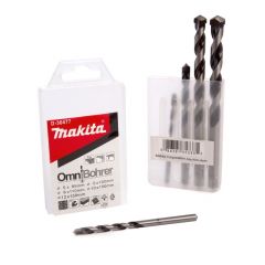 Drill Bit Set, OMNIBOHRER, Sizes 5, 6, 8, 10,12mm, MAKITA (D-30477)