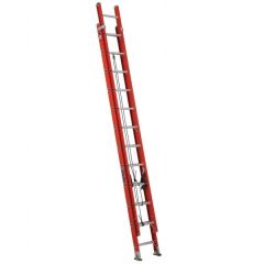 Ladder FE3200 Series, Multi Section Extension Ladder, Total Length: 24', Length Each Section: 12', Max Extended Length: 21', Load Capacity: 300lbs, fiberglass, LOUISVILLE (FE3224)