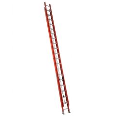 Ladder FE3200 Series, Multi Section Extension Ladder, Total Length: 40', Length Each Section: 20', Max Extended Length: 35', Load Capacity: 300lbs, fiberglass, LOUISVILLE (FE3240)