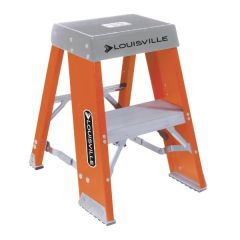 Ladder FY8000 Series, Industrial Step Stool, 2 steps ladder, Open Width: 17.3/4'', Open Depth: 20.9/16'', Load Capacity: 300lbs, fiberglass, LOUISVILLE (FY8002)