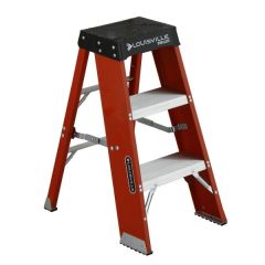 Ladder FY8000 Series, Industrial Step Stool, 3 steps ladder, Open Width: 19.3/4'', Open Depth: 26.1/2'', Load Capacity: 300lbs, fiberglass, LOUISVILLE (FY8003)